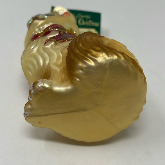 OLD WORLD CHRISTMAS: Himalayan Kitty Cat Glass Ornament - Picture 5 of 8